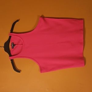 J. Crew favorite tank top in vintage rib,  fuschia, size large
